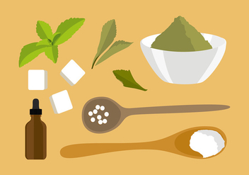 Stevia Ingredients Free Vector - Free vector #440041